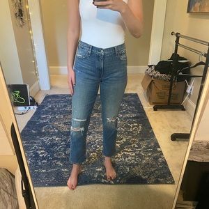Abercrombie Mid Ride Boyfriend Jean
